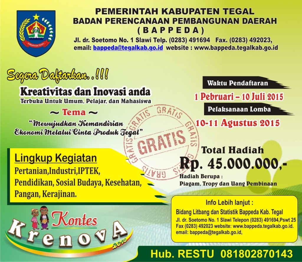 Krenova Tegal 2015