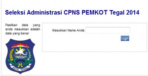 CPNS Pemkot Tegal 2014