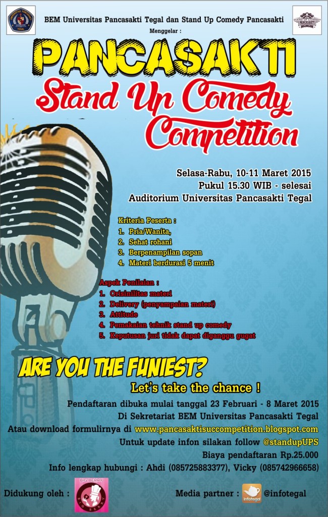 Pancasakti Tegal StandUp Comedy Competition