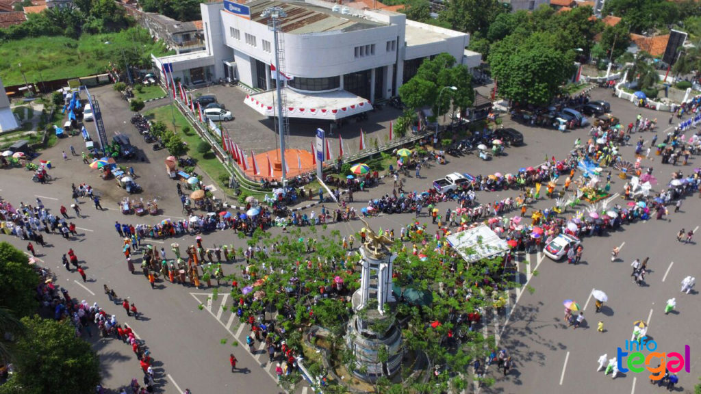 Pawai 17an di KOta Tegal