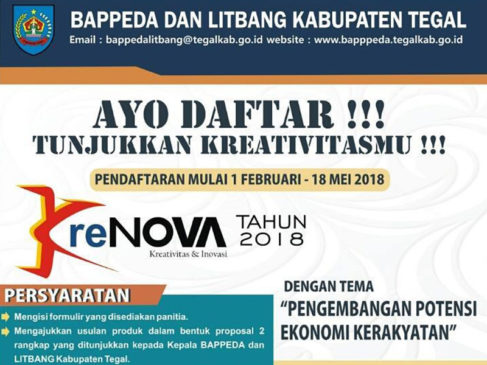 krenova kabupaten tegal 2018