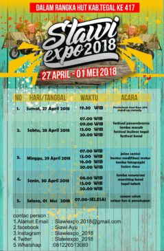 Jadwal Slawi Expo 2018