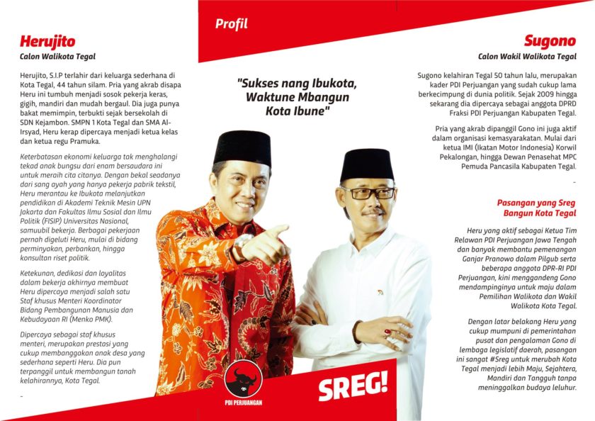 Visi Misi Bacalon Walikota Tegal nomer 5