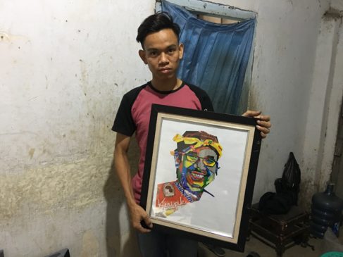 Waste Plastic Art Tegal